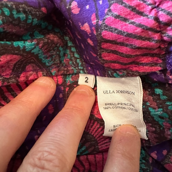 ULLA JOHNSON JUNIPER DRESS SIZE 2 - AS SEEN ON WHITE LOTUS! - Picture 8 of 9